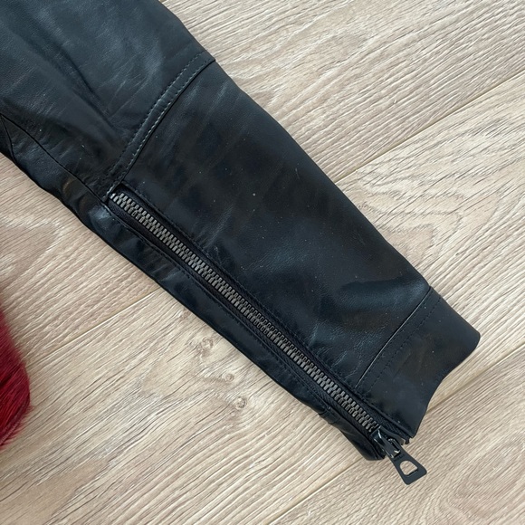 Rudask leather jacket with fur - Picture 6 of 8